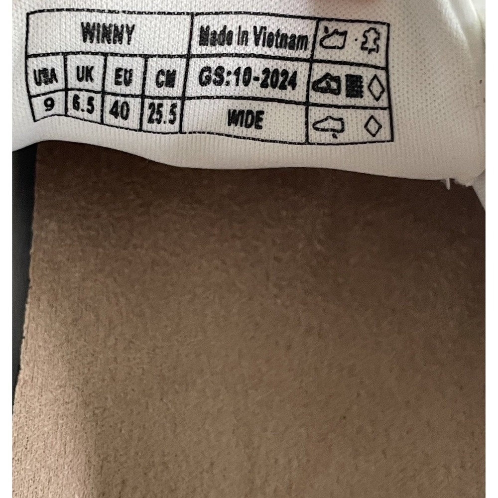 Vionic Winny White Croc Embossed Lace Up Sneakers Wide 9 - Picture 2 of 10